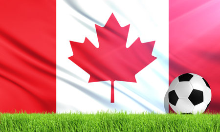 The National Flag of Canadaの写真素材