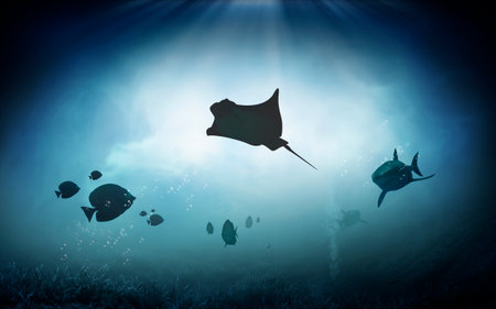 ocean underwater background