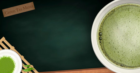 green teaの写真素材