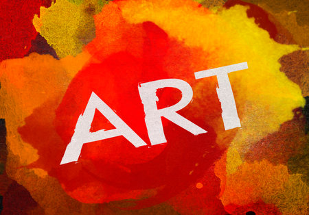 colorful art backgroundの写真素材