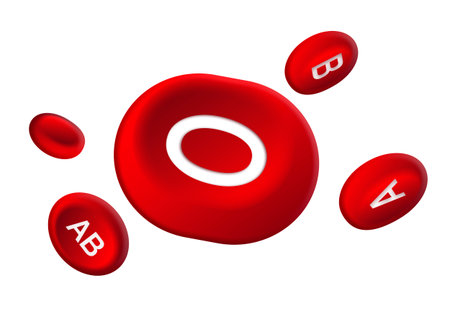 illustration of red blood cells in high detailの写真素材