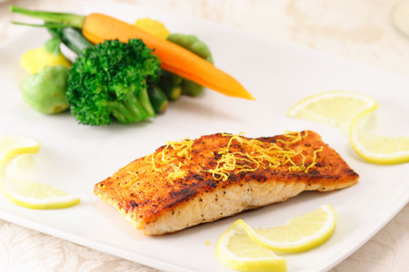 grilled wild salmon