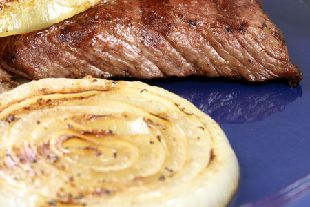 mexican Juicy beef grilled to perfection thick and flavorful cut with hot peppers      の写真素材