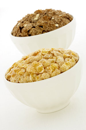 delicious and healthy frosted with sugar corn flakes and bran flakes, served in a beautiful French...