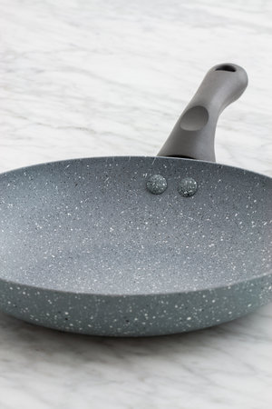 usefull nonstick fry pan perfect for your most delicious recipesの写真素材