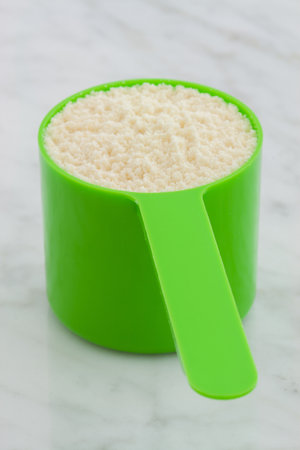 protein powder measuring spoonの写真素材