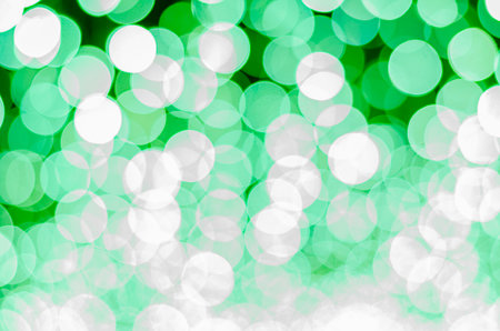 green color tone bokeh backgroundの写真素材