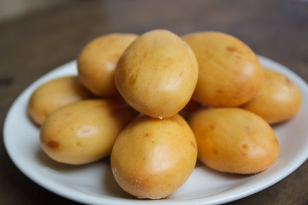 salacca zalacca fruit of thailand の写真素材