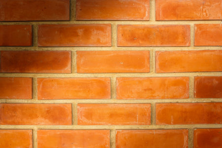 brick wall as a background, square format.の写真素材