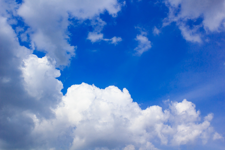 clouds in the blue sky is very beautiful.の写真素材