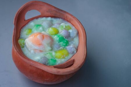 Dumplings in coconut cream, Bua Loi.の写真素材