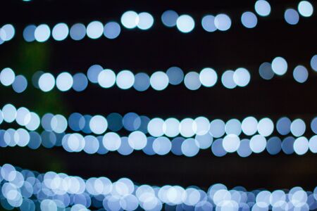 Lights blurred bokeh background from night party, abstract blur defocus background.