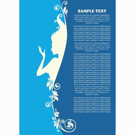 vector background with beautiful girl silhouette and place for textのイラスト素材