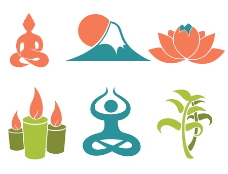 collection of signs and symbolsのイラスト素材