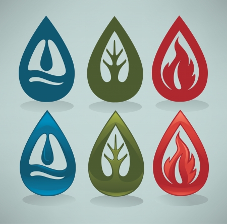 vector collection of signs, symbols and iconsのイラスト素材