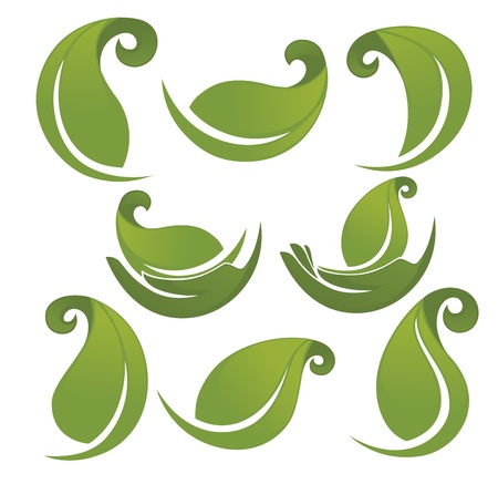 vector collection of ecological, signs, symbols and iconsのイラスト素材