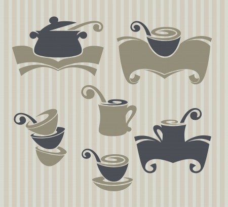 collection of signs symbols and emblemsのイラスト素材