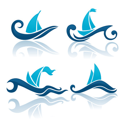sport and nature symbolsのイラスト素材
