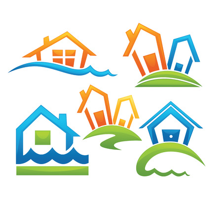 vector property collectionのイラスト素材
