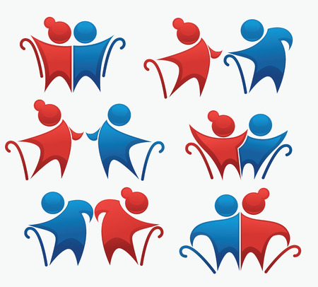 vector people collectionのイラスト素材