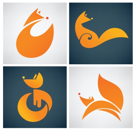 vector animals iconsのイラスト素材