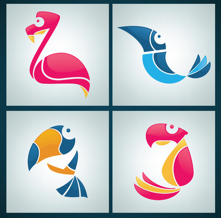 cartoon icons and symbols collectionのイラスト素材