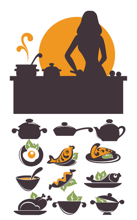 vector collection of symbols and emblemsのイラスト素材