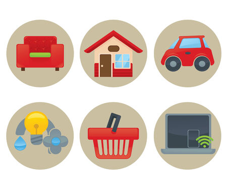 icon collectionsのイラスト素材
