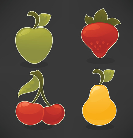 vector collection of stickers and emblemsのイラスト素材