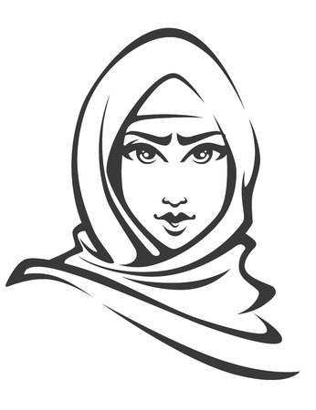 vector woman portraitのイラスト素材