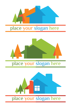 vector icons, symbol and emblems collectionのイラスト素材