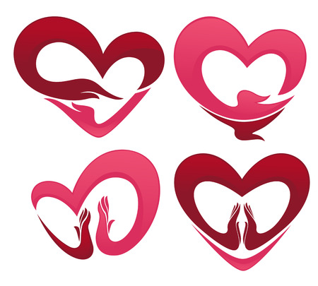 vector collection of love conceptsのイラスト素材