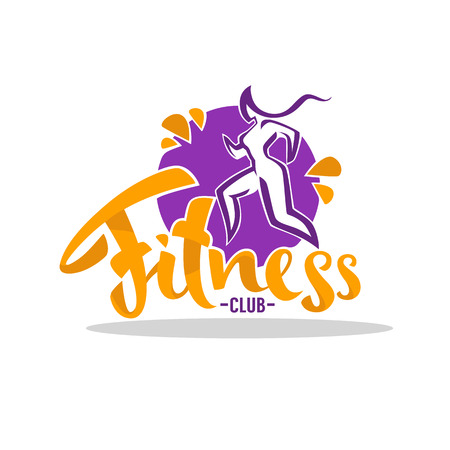 Fitness Club icon designのイラスト素材
