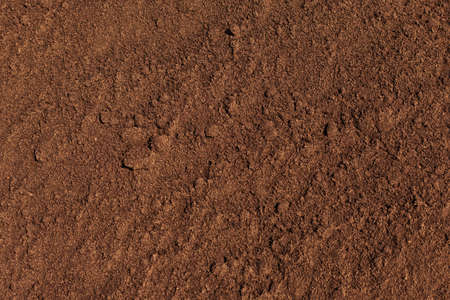 texture plowed, cultivated land. can be used as a backgroundの写真素材