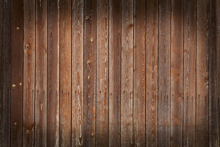 Wall of wooden boards with vignette. Can be used as background.の写真素材