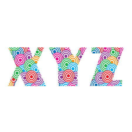 Font retro set for useのイラスト素材