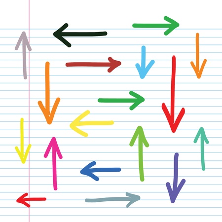 cartoon sketch set for useのイラスト素材