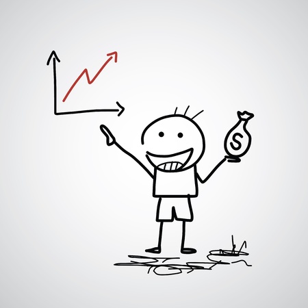 cartoon sketch set for useのイラスト素材