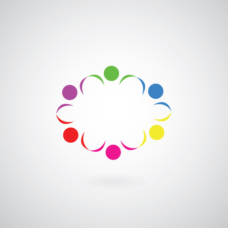 relationship symbol  on gray  のイラスト素材