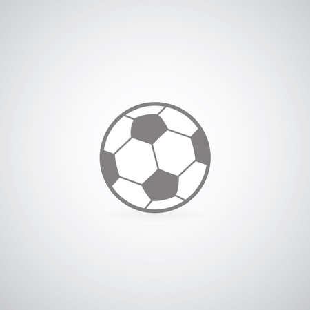 football symbol on gray background のイラスト素材