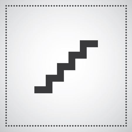 staircase symbol on gay backgroundのイラスト素材