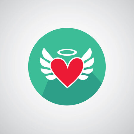heart shape symbol designのイラスト素材