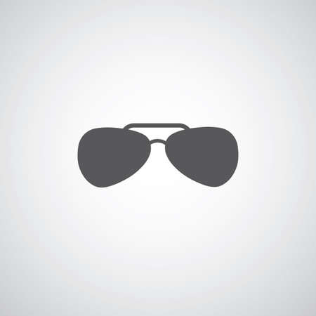 sunglasses vector design on gray backgroundのイラスト素材