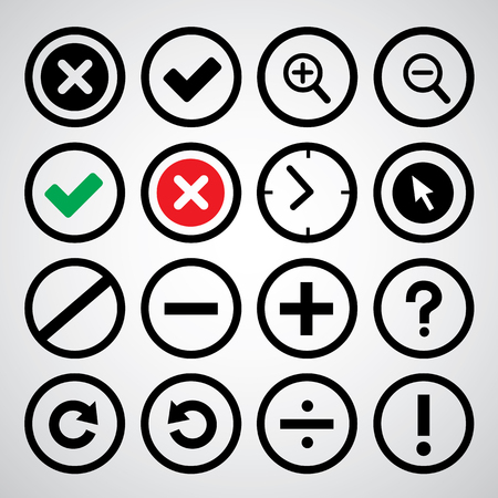 basic for web icon vector fomatのイラスト素材