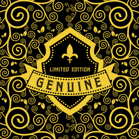 label of retro vintage badgeのイラスト素材