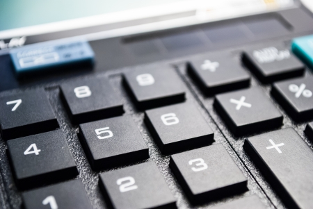 Calculator keysの写真素材