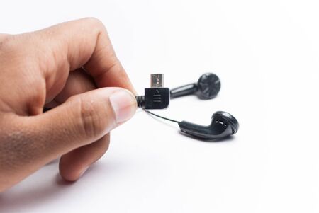 earphones mini usb の写真素材