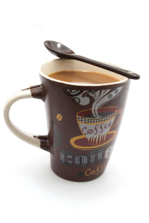 coffee and spoonの写真素材