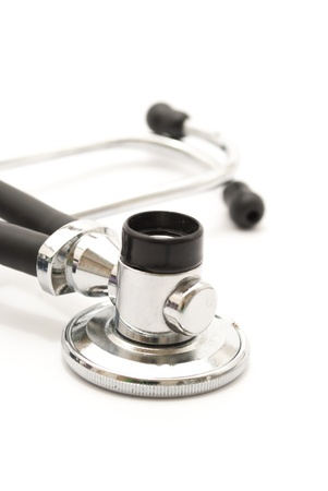 medical stehoscope on white iolated backgroundの写真素材