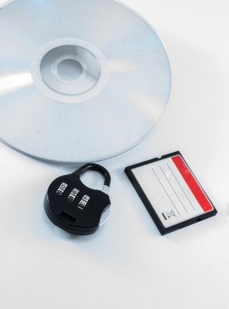 portable storage divices security conceptual imagesの写真素材